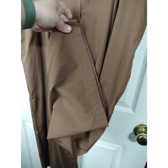 Lands End Woman 20W High Rise Poplin Crisp Chino Wide Leg Pants dress up or down - Picture 7 of 11